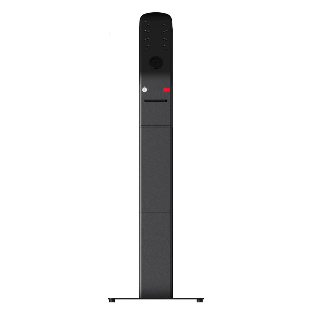 Crane 1 kiosk golvstativ med skrivardörr för 16"/22"/27"/32"-2