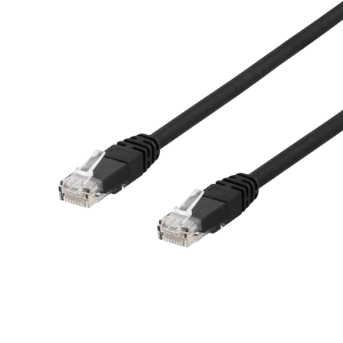 Patchkabel, CAT6, 2 meter, svart-1