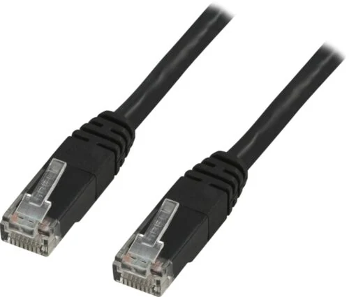 Patchkabel, CAT5e, 2 meter, svart-1