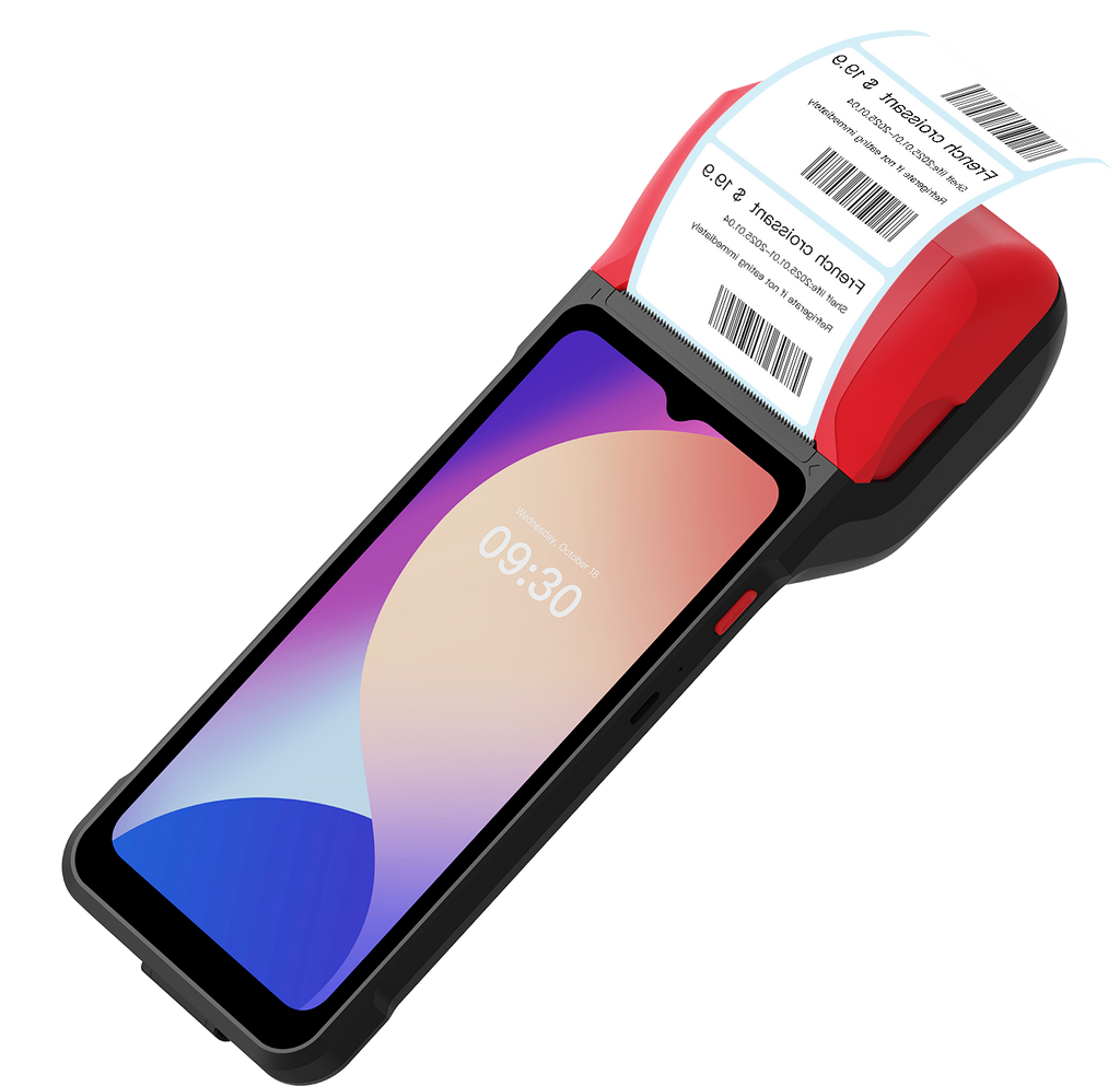 Swift 2 Ultra, 6,5" pekskärm, Android 13, 4 GB/64 GB, 4G/Wifi/BT/GPS/NFC, 58 mm utskrift av kvitto/etikett-4
