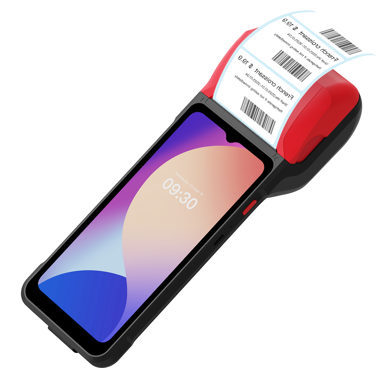 Swift 2 Ultra, 6,5" pekskärm, Android 13, 4 GB/64 GB, 4G/Wifi/BT/GPS/NFC, 58 mm utskrift av kvitto/etikett-4