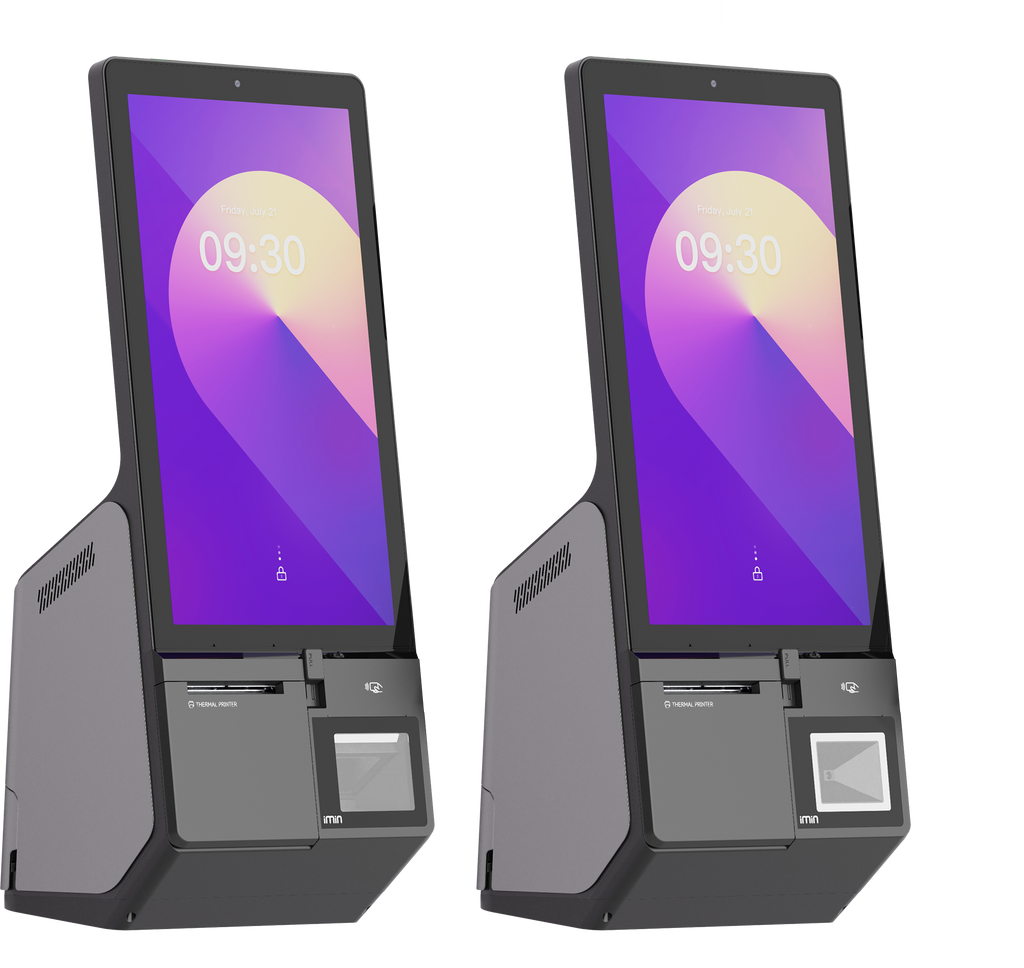Heron 1 Mini, 15,6" PCAP, Android 15, 4 GB/64 GB, Wifi, BT, NFC, 80 mm skrivare, 2D, PSU EU-10
