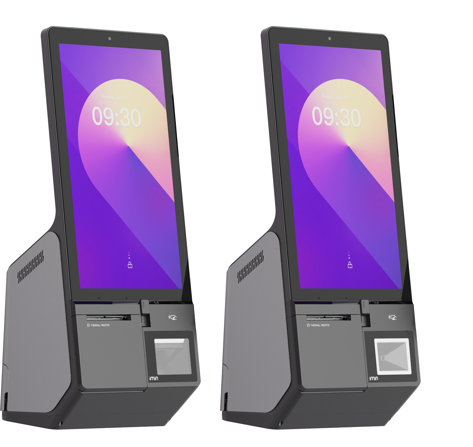Heron 1 Mini, 15,6" PCAP, Android 15, 4 GB/64 GB, Wifi, BT, NFC, 80 mm skrivare, 2D, PSU EU-10