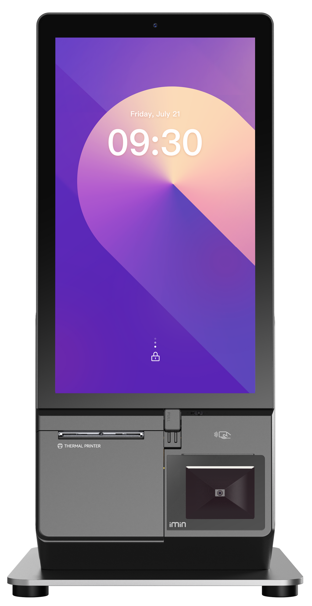 Heron 1 Mini, 15,6" PCAP, Android 15, 8 GB/128 GB, Wifi, BT, NFC, 80 mm skrivare, 2D, PSU EU-3