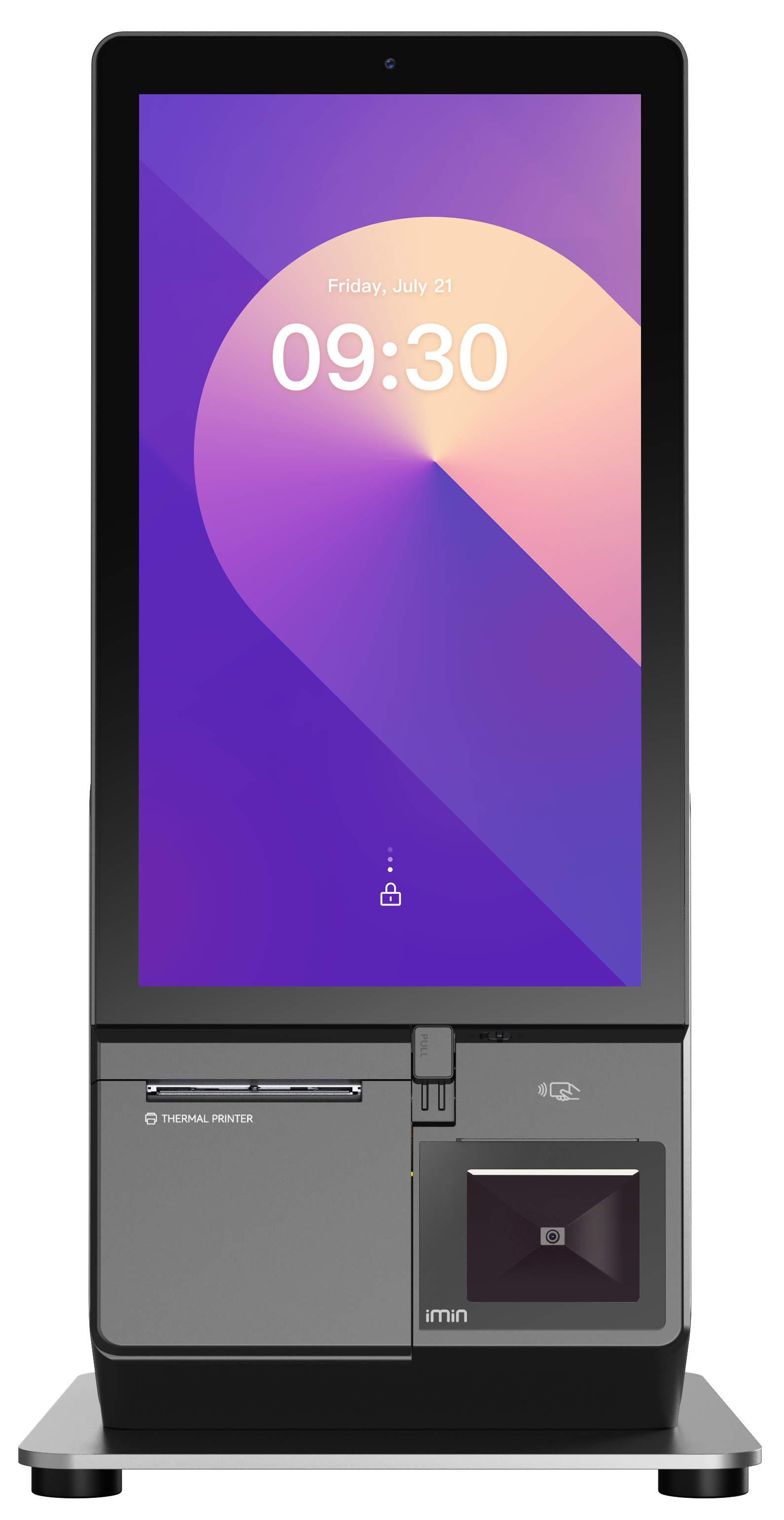 Heron 1 Mini, 15,6" PCAP, Android 15, 8 GB/128 GB, Wifi, BT, NFC, 80 mm skrivare, 2D, PSU EU-3