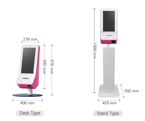 Rainbow Kiosk 15,6" PCAP Touch, Android 11, RK3568, 8 GB RAM/32 GB eMMC, Wifi, 80 mm skrivare, 2D-skanner-4