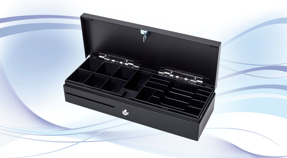 ICD FT-200 Flip-Top kassalåda, 460 x 170 x 99 mm, 5 mynt, 7 sedlar-2