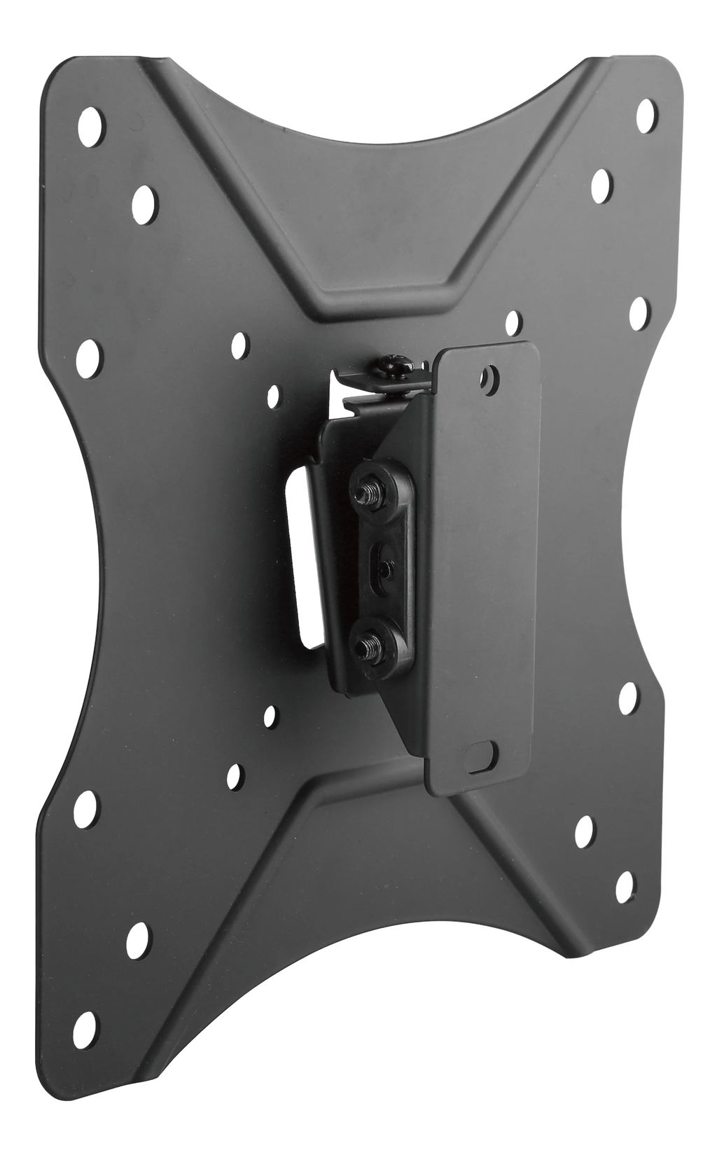 VESA väggmontering, VESA 75/100/200, +3° till -12° lutning, max 25 kg, svart-3