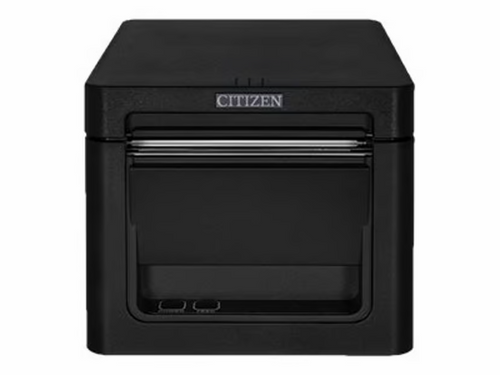 Citizen CT-E651 Kvittoskrivare, direkttermisk, svart, USB, BT, bredd 80 mm, utskrift 72 mm, inkl. nätadapter-1
