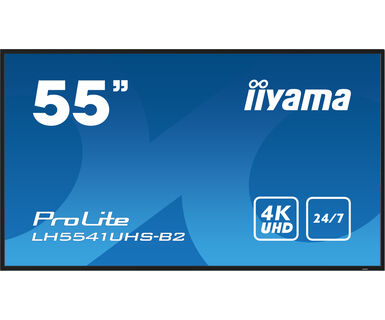 iiyama ProLite LH5541UHS-B2, 139 cm (55''), 4K, USB, kit, svart-3