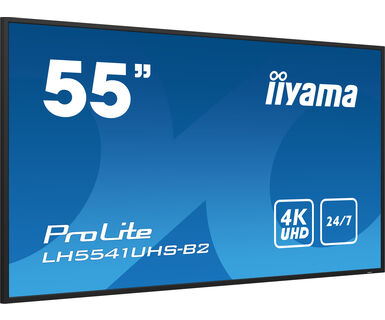 iiyama ProLite LH5541UHS-B2, 139 cm (55''), 4K, USB, kit, svart-1
