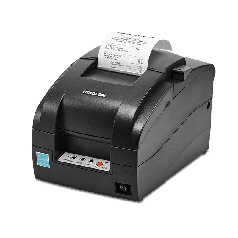 Bixolon SRP-275III Kvittoskrivare, Dot Matrix skrivare, USB, seriell, Ethernet, skärare, svart-1