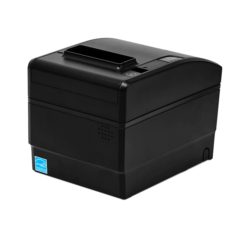 Bixolon SRP-S320, Linerless kvittoskrivare, direkttermisk, svart, USB, Ethernet, skärare, svart-1