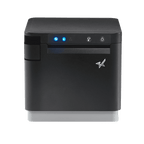 Star mC-Print3 Kvittoskrivare, direkttermisk, svart, USB, USB-C, Ethernet, bredd 80 mm, utskrift 72 mm, inkl. PSU EU, skärare-1