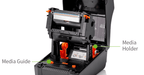 Bixolon XD5-40 Etikettskrivare, direkt termisk, bredd 118 mm, svart, USB, seriell, Ethernet, emulering EPL, ZPLII, SLCS, inkl. PSU EU-4