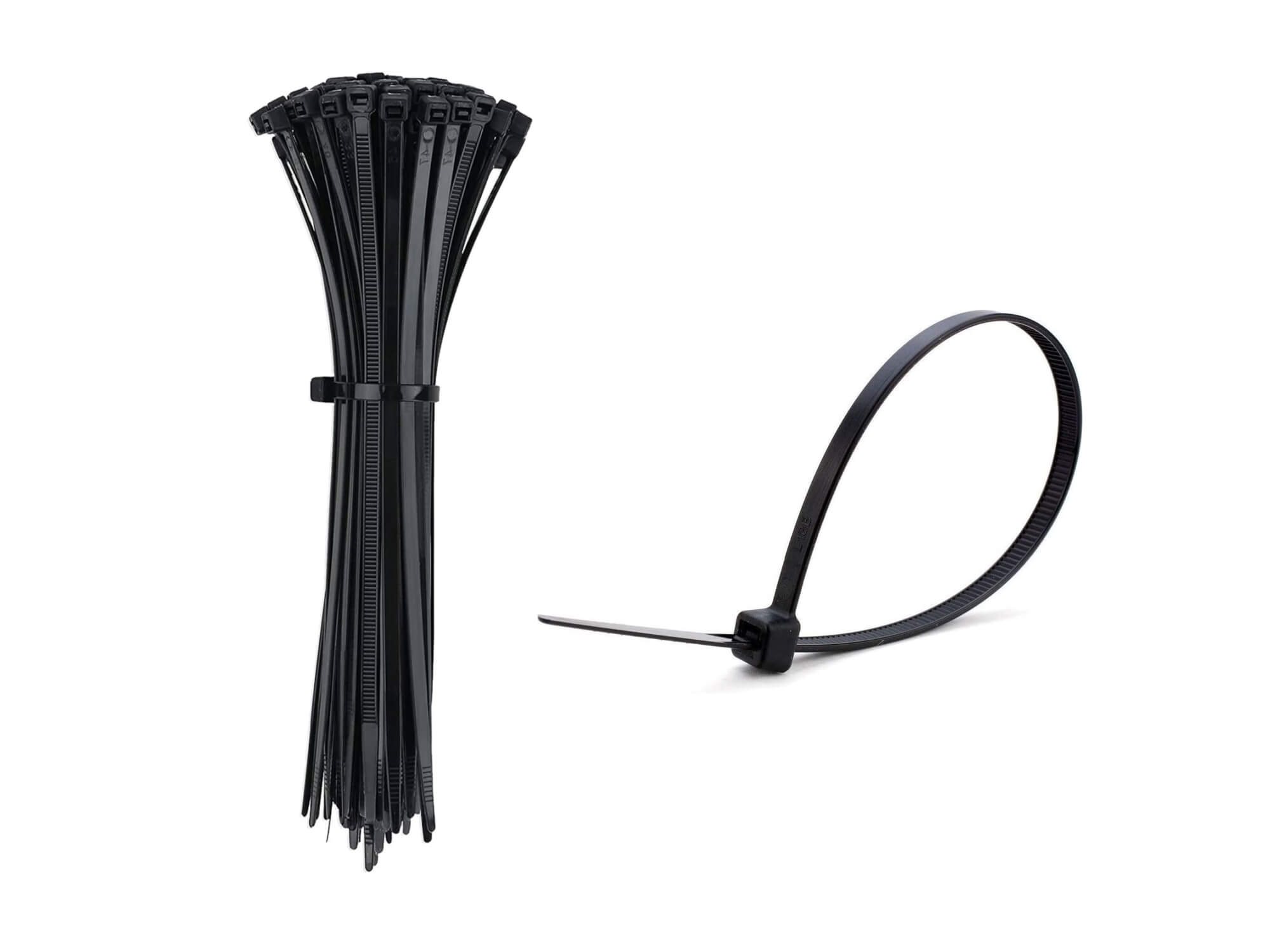 Kabelband, svarta 20 cm-1