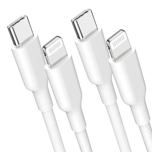 Kabel USB-C till Apple Lightning, 1 meter, vit-1