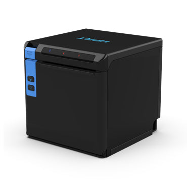 HPRT TP808 kvittoskrivare, direkttermisk, svart, USB, seriell, Ethernet, BT, Wifi, bredd 58/80 mm, inkl. nätadapter EU-3