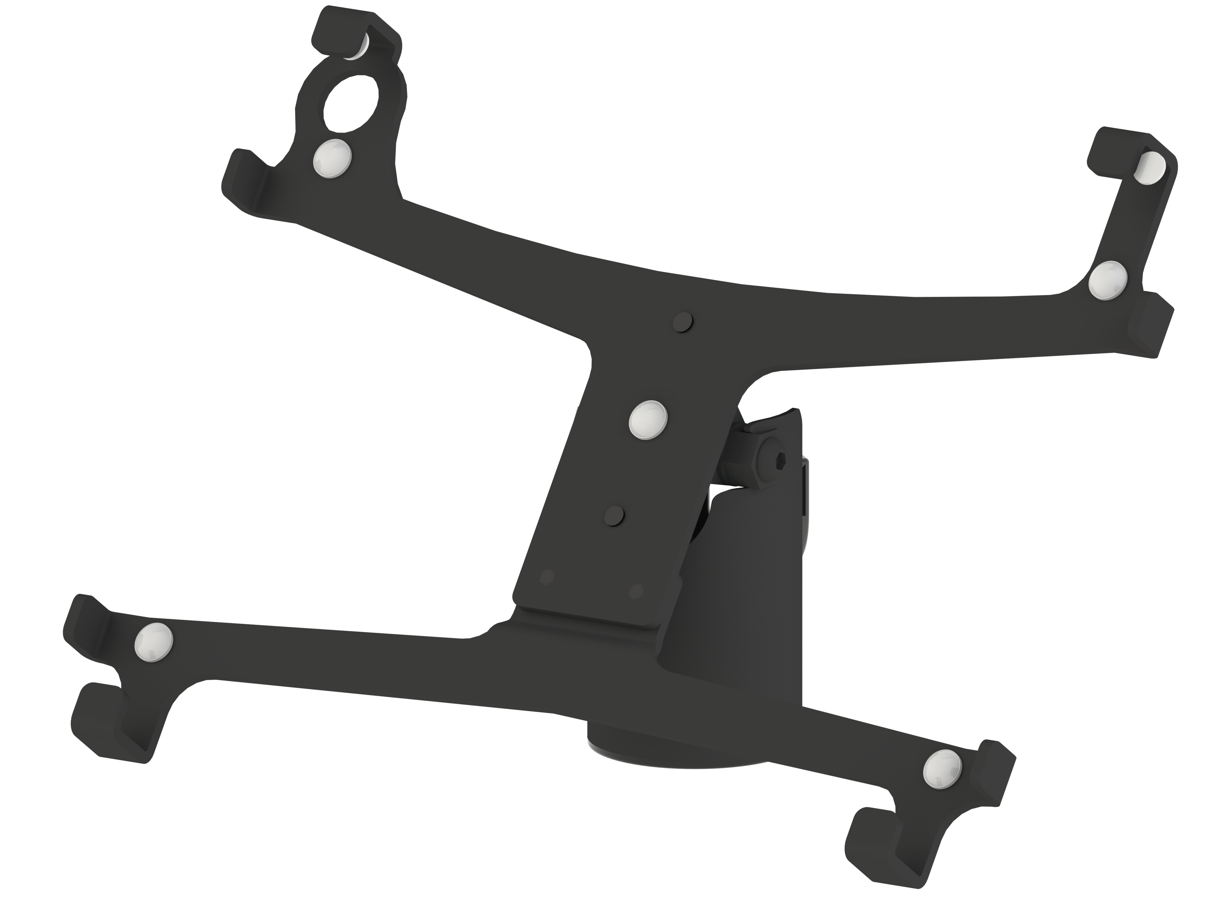 PosPole Tablet X-ramfäste för iPad 10,9" Gen 10, ∅45 mm, gångjärn-1
