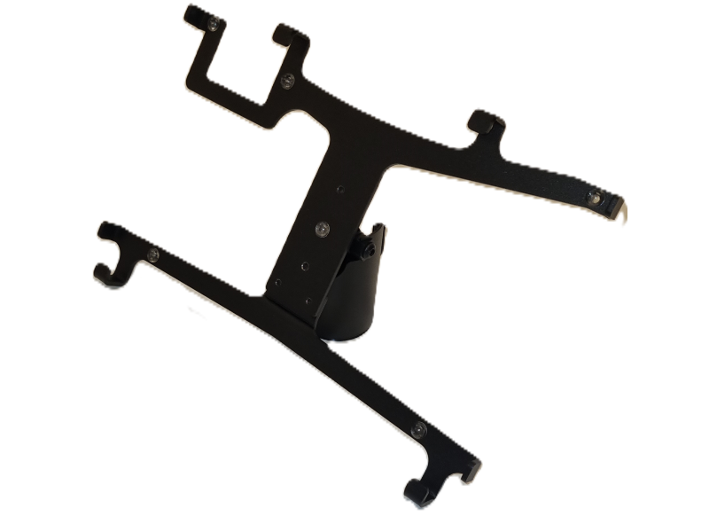 PosPole Tablet X-ramfäste för iMin Falcon 2 Max, 12,6", ∅45 mm, gångjärn-1