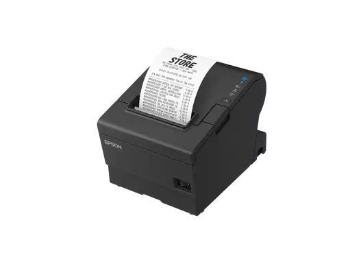 Epson TM-T88VII Kvittoskrivare direkt termisk, svart, USB, seriell, Ethernet, bredd 58/80 mm, inkl. PSU EU, ESC/POS, ePOS-1