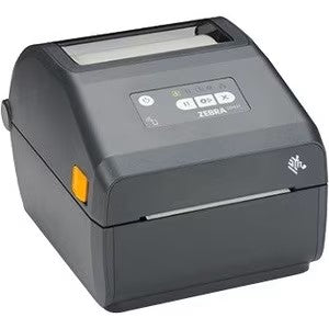 Zebra ZD421T Etikettskrivare, termotransfer, grå, USB, Ethernet, BT, NFC, bredd 104 mm, inkl. PSU EU-1