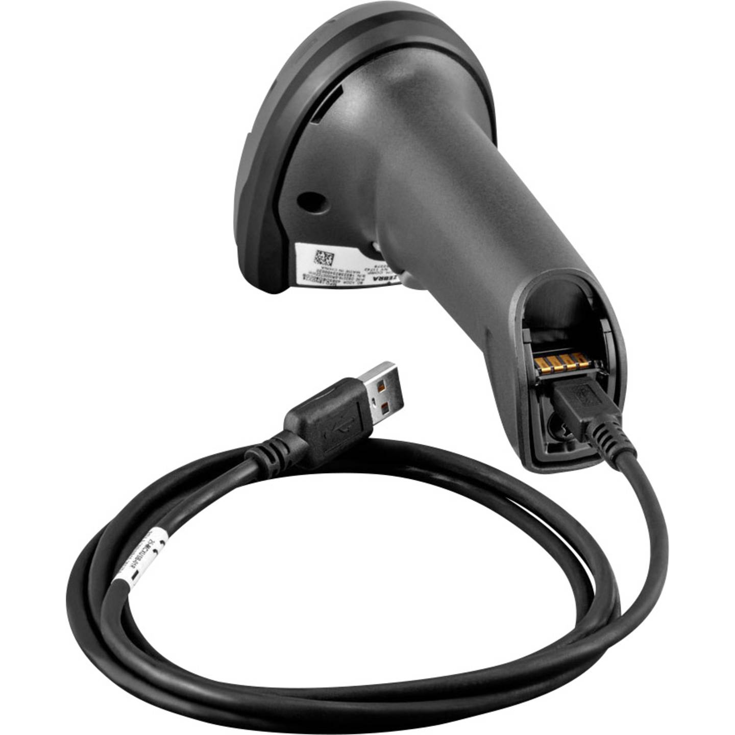 Zebra DS2208, handhållen skanner, 2D, multi-interface, USB-kabel, inkl. stativ, IP52-2