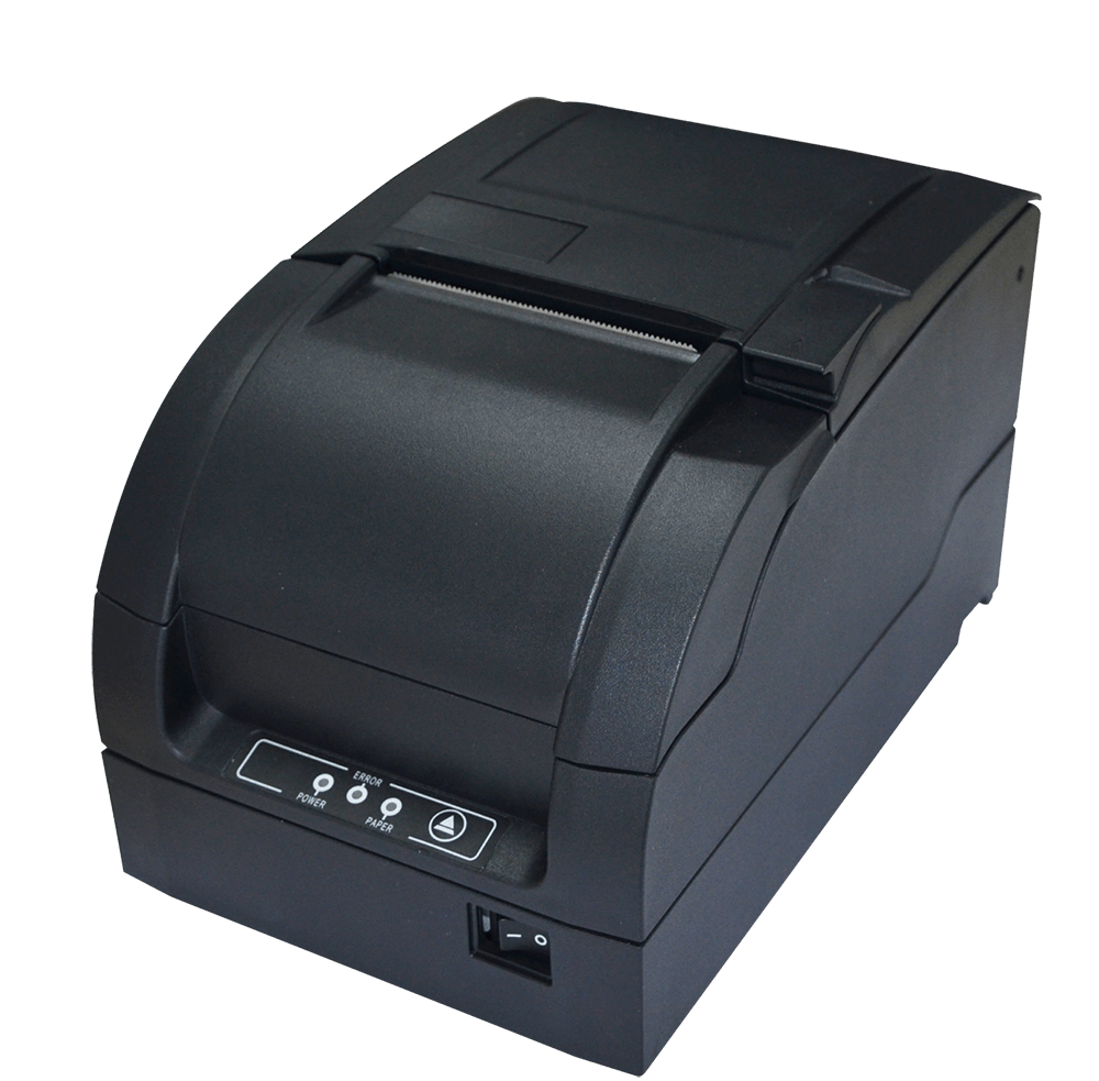 SNBC M300 Dot Matrix Impact-skrivare, svart, USB, seriell, Ethernet, bredd 58/70/76/80 mm, färgband ERC-38-1