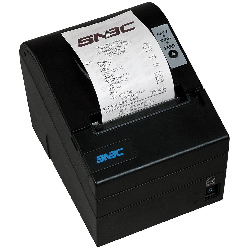 SNBC R880 Kvittoskrivare, direkt termisk, svart, USB, seriell, Ethernet, bredd 57,5/69,5/76/80/82,5 mm, utskrift 80 mm-1