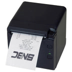 SNBC S80 Cube Kvittoskrivare, direkttermisk, svart, USB, seriell, Ethernet, bredd 58/80 mm, utskrift 80 mm, PSU EU-4