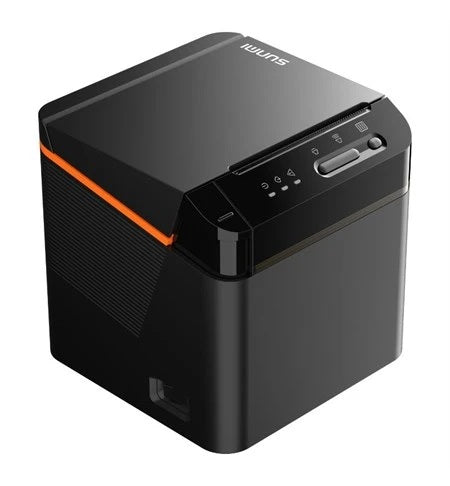 Sunmi Cloud Printer, Kvittoskrivare, direkttermisk, svart, USB, Ethernet, BT, Wifi, bredd 80 mm, utskrift 72 mm-1