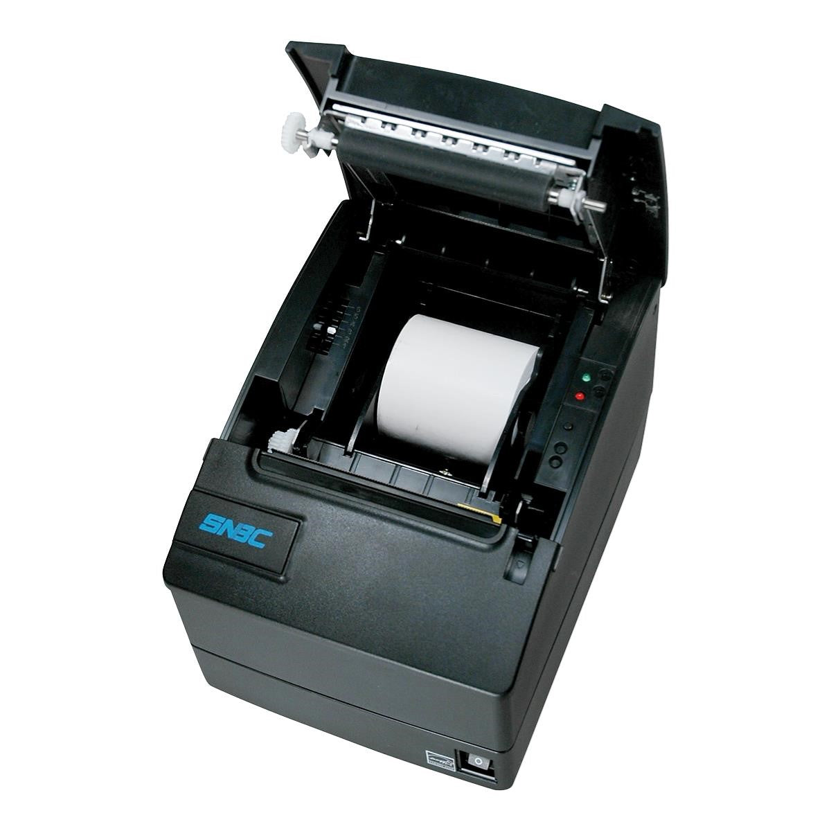 SNBC U80II kvittoskrivare, direkttermisk, svart, USB, seriell, Ethernet, bredd 58–80 mm, utskrift 72 mm, inkl. PSU-2