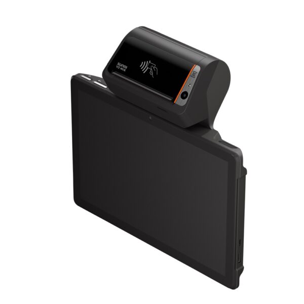 SUNMI V3 MIX, 10,1" pekskärm. Android 13 GMS, 4 GB/32 GB, Wifi/BT/4G, 2D, 80 mm PRT, inkl. PSU EU-3