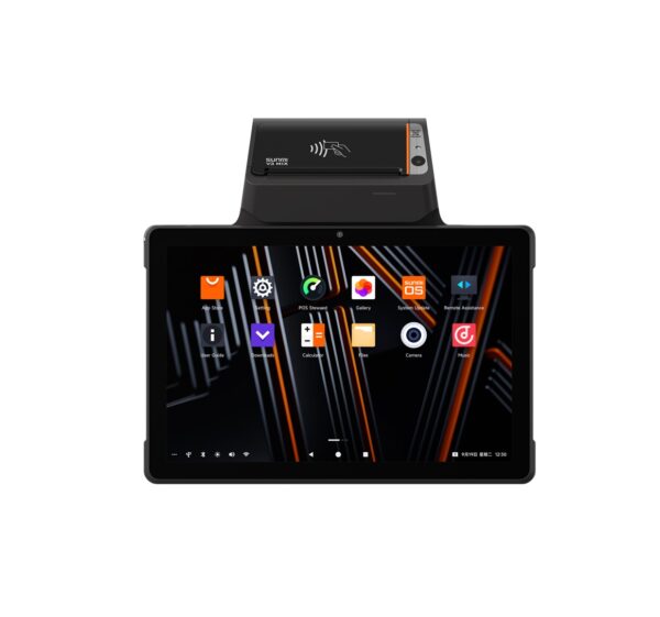 SUNMI V3 MIX, 10,1" pekskärm. Android 13 GMS, 4 GB/32 GB, Wifi/BT/4G, 2D, 80 mm PRT, inkl. PSU EU-1