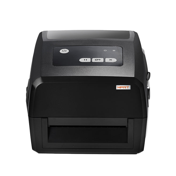 HPRT skrivbordsetikettskrivare, termotransfer, 203 dpi, svart, USB, seriell, Ethernet, 108 mm utskrift-2