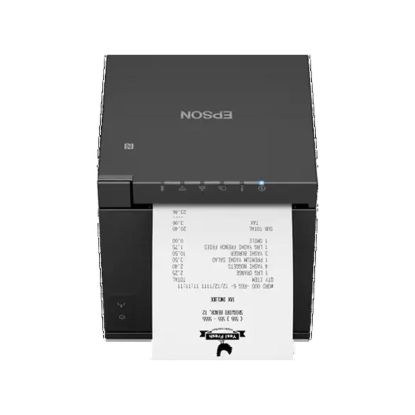 Epson M30 HUB Kvittoskrivare, direkttermisk, svart, USB, USB-C, Ethernet, BT, Wifi, bredd 58/80 mm, utskriftsbredd 72 mm, inkl. nätadapter EU-2