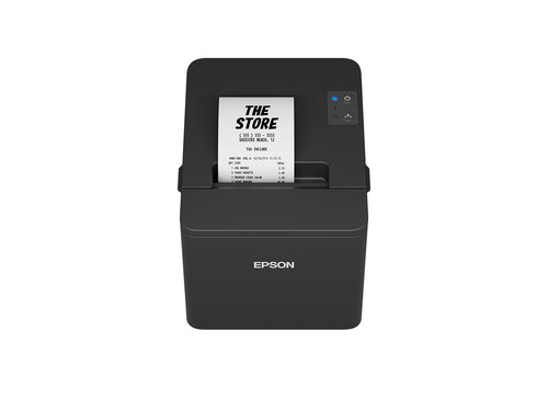 Epson TM-T20IV Kvittoskrivare direkt termisk, svart, USB, seriell, bredd 58/80 mm, inkl. nätadapter EU-2