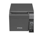 Epson TM-T70II Kvittoskrivare direkt termisk, svart, USB, seriell, Ethernet, bredd 80 mm, inkl. nätadapter EU-2