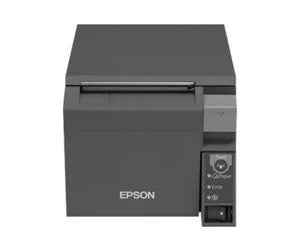 Epson TM-T70II Kvittoskrivare direkt termisk, svart, USB, seriell, Ethernet, bredd 80 mm, inkl. nätadapter EU-2