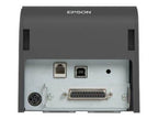 Epson TM-T70II Kvittoskrivare direkt termisk, svart, USB, seriell, Ethernet, bredd 80 mm, inkl. nätadapter EU-3