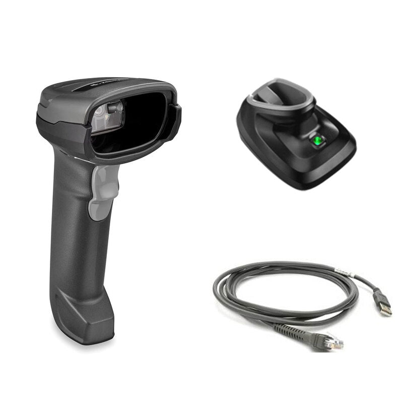 Zebra DS2278, Bluetooth-handhållen skanner, 2D, BT, dockningssats, inkl. USB-kabel, IP52, svart-2