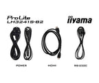 Iiyama Prolite LH3241S-B2,  80 cm (31,5") Full HD, kit RS232, svart-7