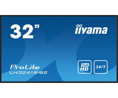Iiyama Prolite LH3241S-B2,  80 cm (31,5") Full HD, kit RS232, svart-2