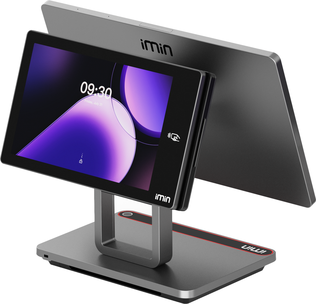 Swan 3 Pro NFC, 15,6" pekskärm, Android 15, 4 GB/64 GB, Wifi, BT, LAN, 10,1" Touch CFD med NFC-2