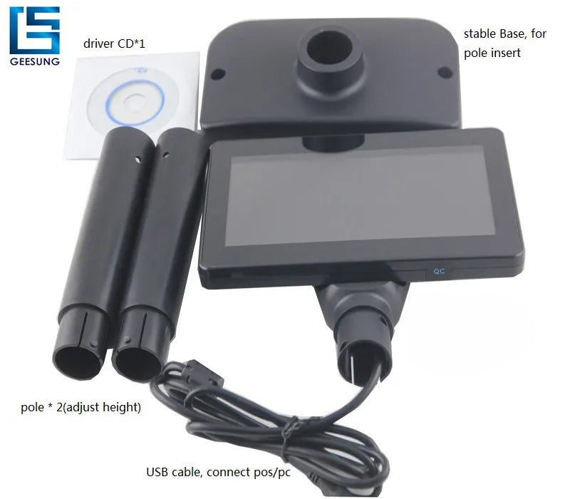9,7" CFD, Customer Facing Display med Pole Stand-4