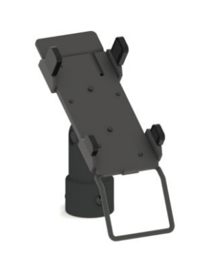 PosPole EFT-fäste, ∅38 mm, metallgångjärn, för Verifone VX820/P200+/P400/P630-terminal-1