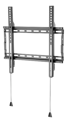 Väggfäste, vikbart, 32"-75", 70 kg, svart, TV-fäste-1