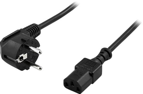 Epson Strömkabel vinklad CEE 7/7 till C3, 1,9 meter, svart EU-1