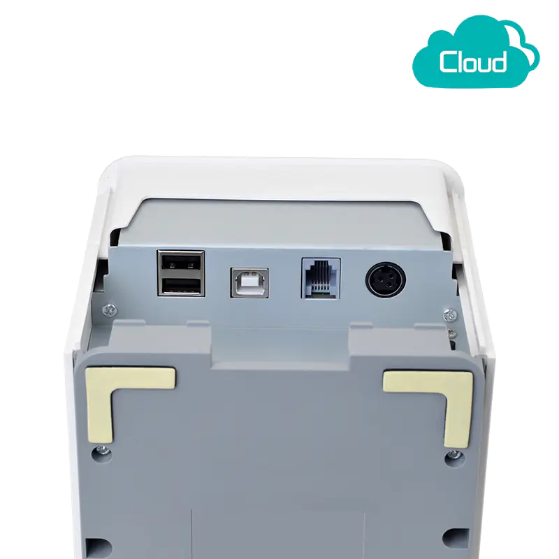Xprinter T895H Cloud Kvittoskrivare DT, White, USB, BT, WLAN, 4G,  bredd 58/80 mm, inkl. PSU EU-3