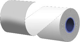 Etikettrullar, Removable linerless termopapper bredd 80mm, kärna 25mm. 8 rullar/förpackning-1